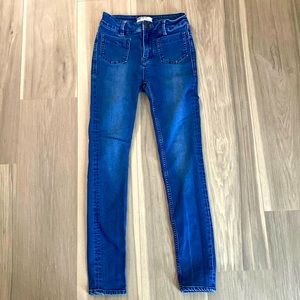 Free people skinny jeans size 25